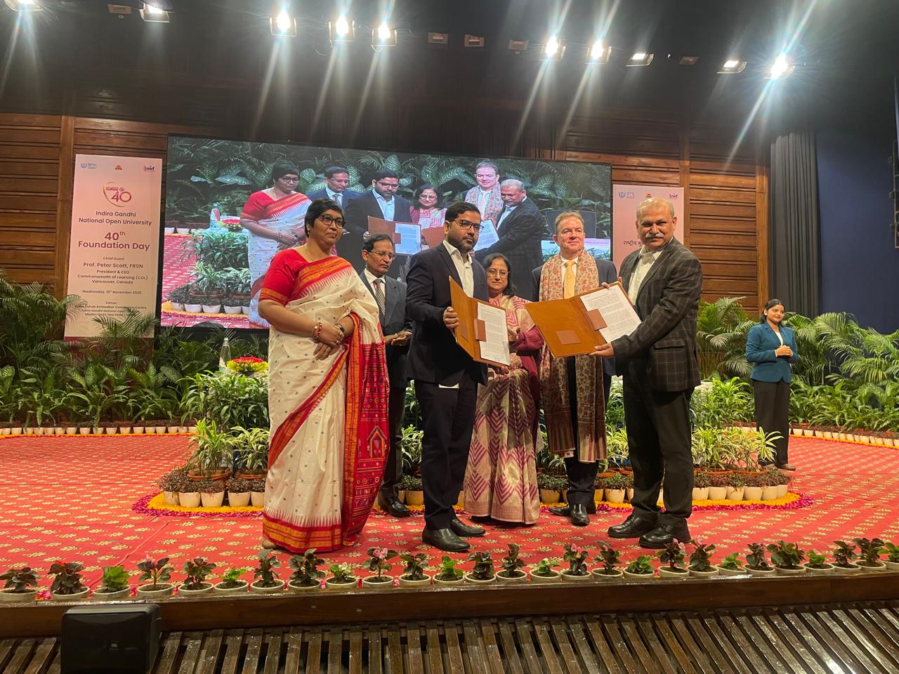 IGNOU 40th Foundation Day MoU