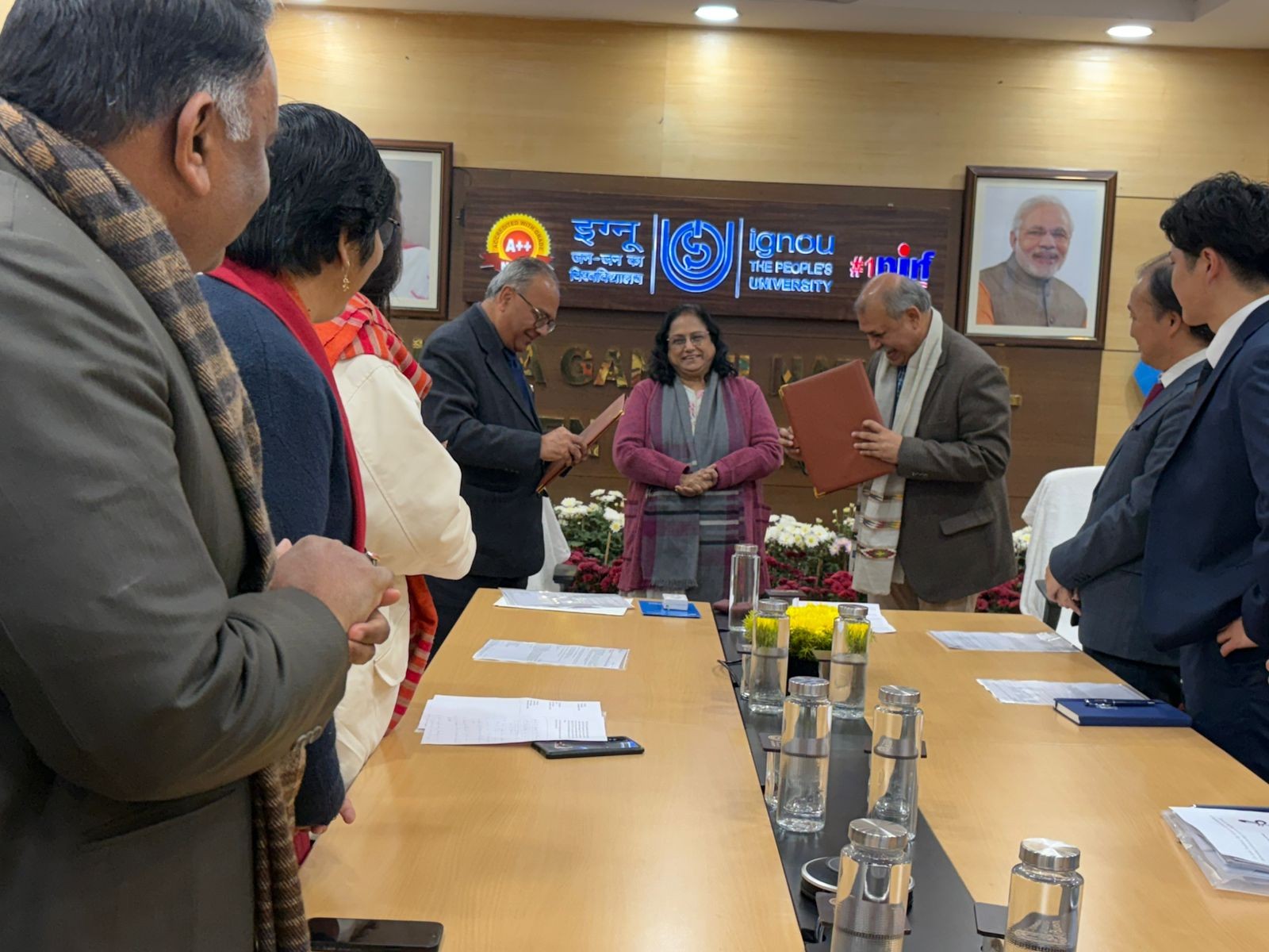 MoC Exchange between IGNOU and UPRTOU